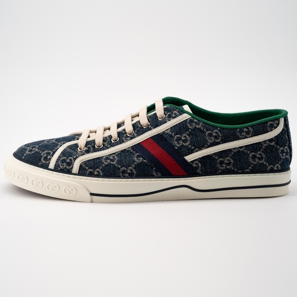 size 14.5G - Gucci Tennis Denim Sneakers GG print main image 4